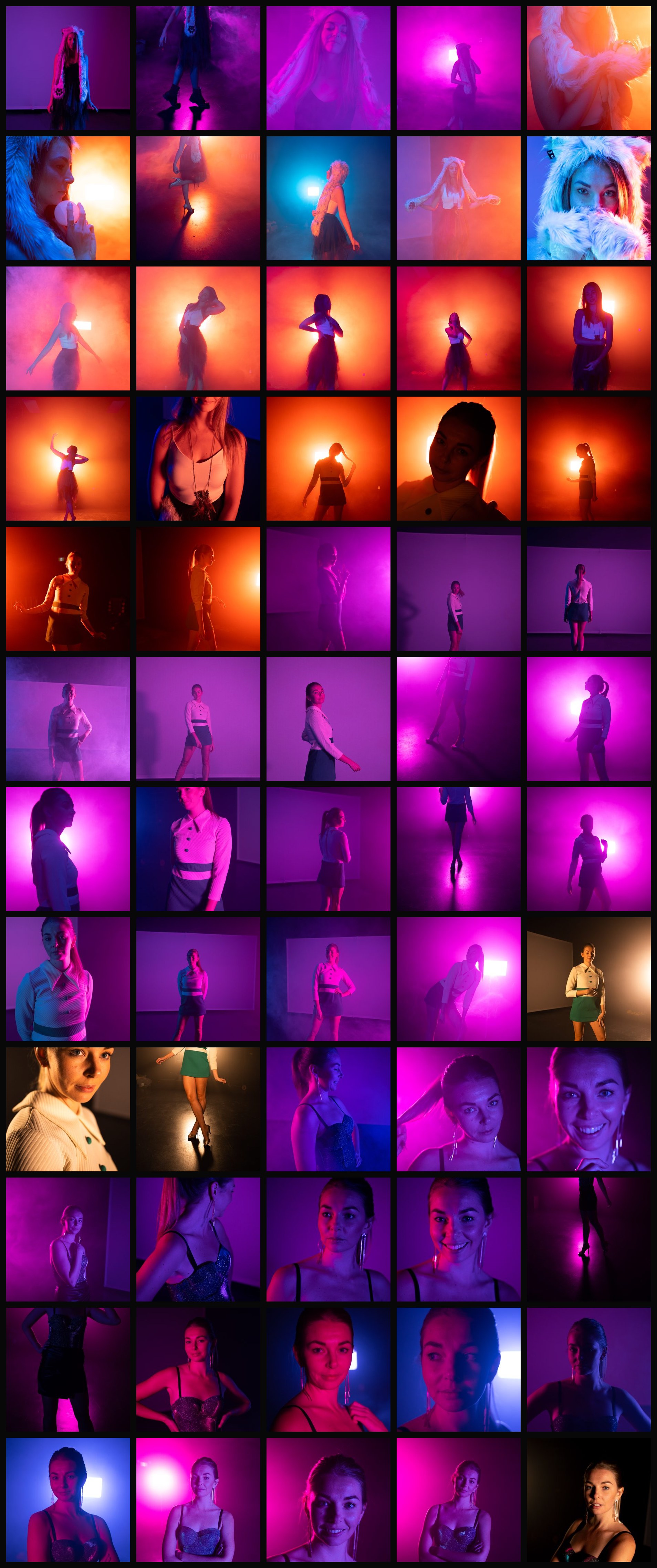Angela at KFS contact sheet
