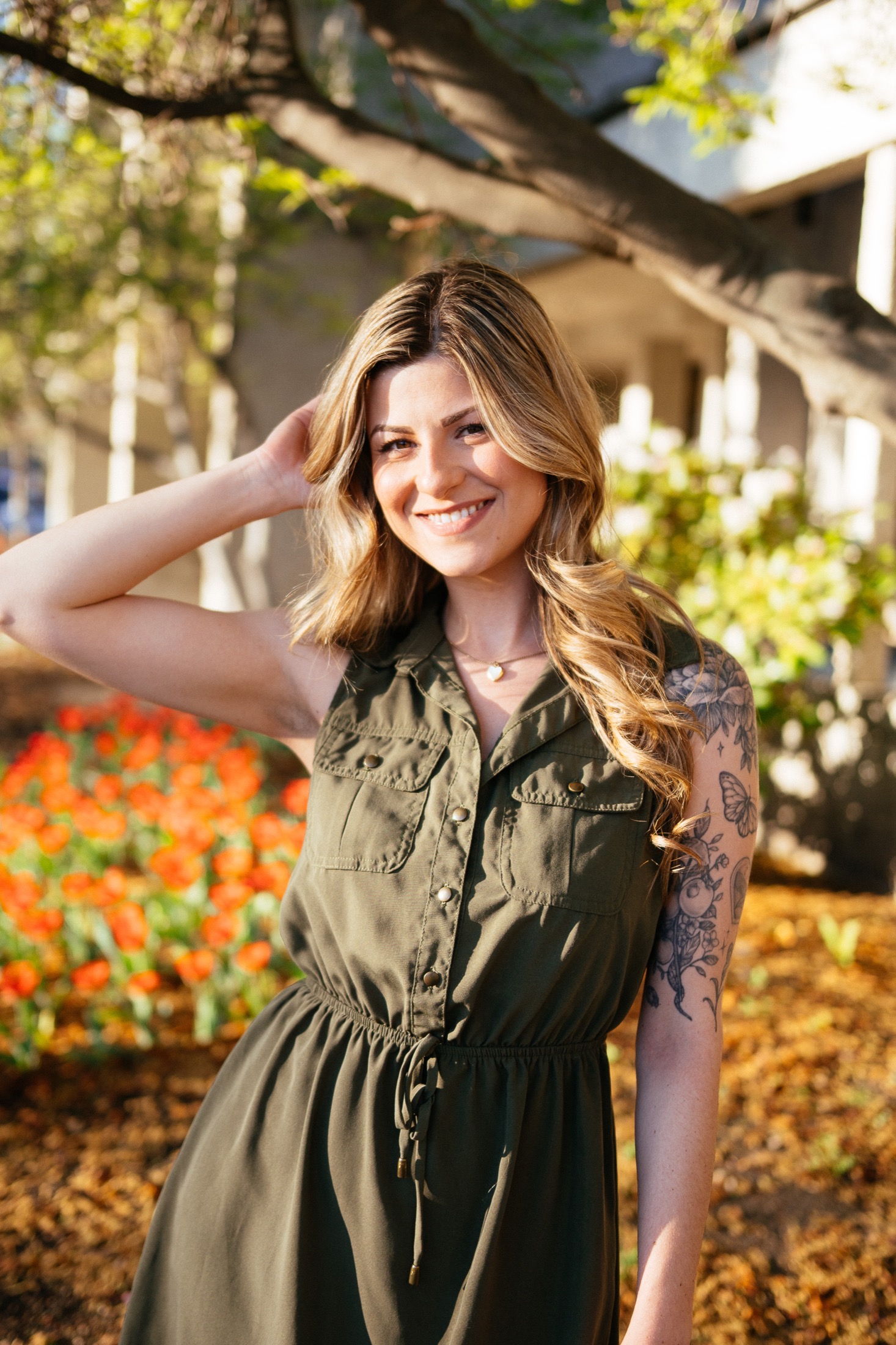 Commercial portrait for a beauty and wellness brand