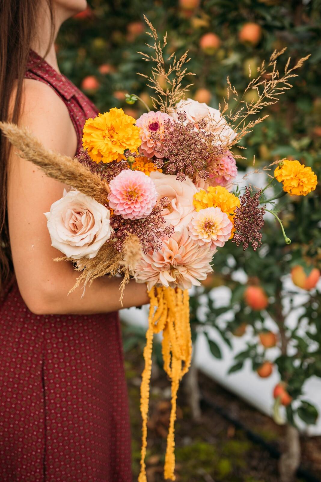 Bailley of Gems & Stems corporate story frame 6: Brand photography for Bailley of Gems & Stems in Oliver, BC, with flowers, owner portraits, Eastside signage, shop details and warm maker-led business imagery..