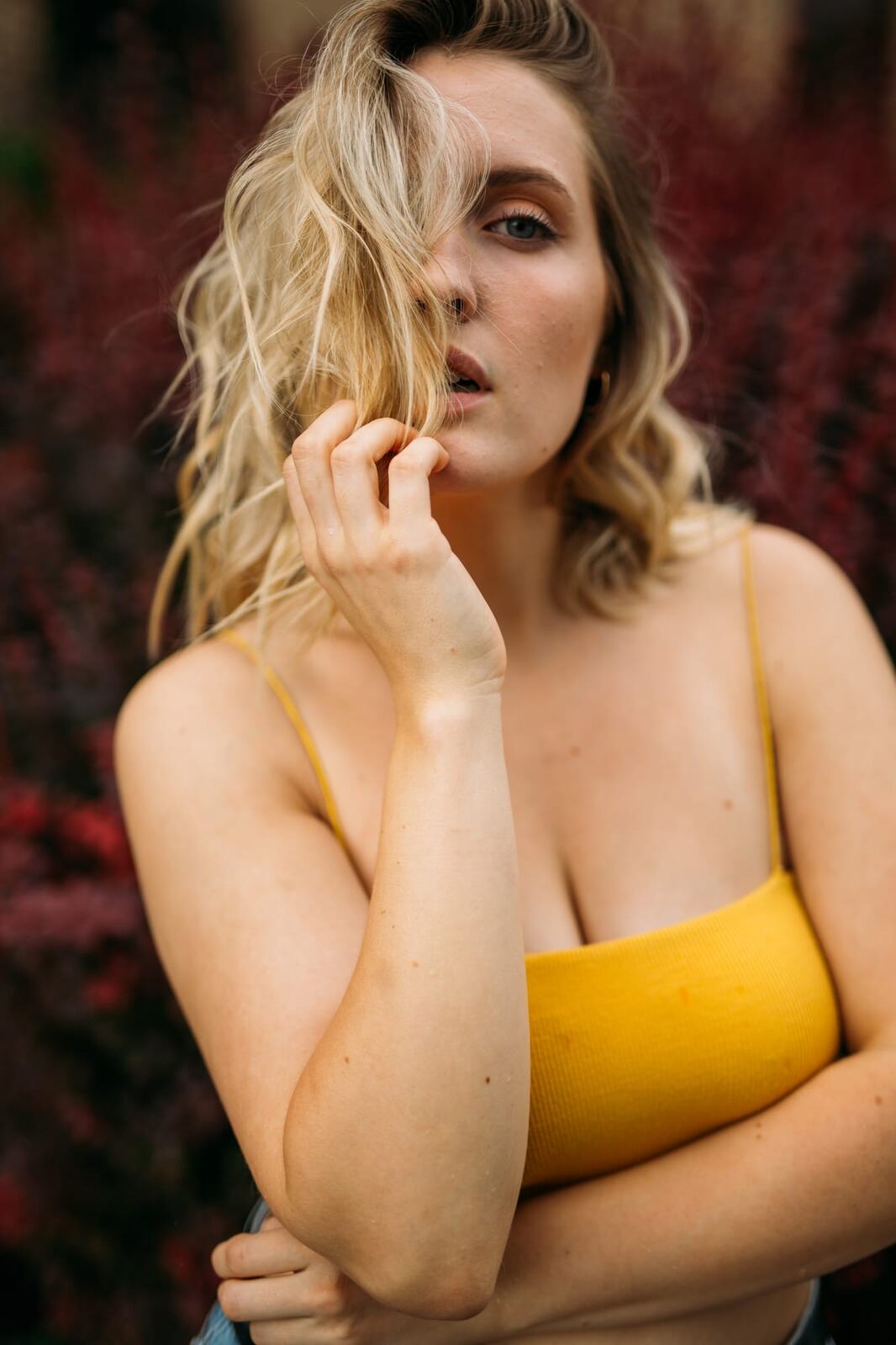 Brittany in Yellow and Blue