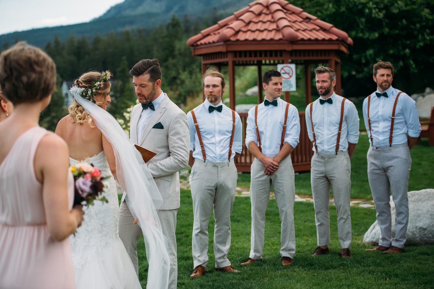 Brooke and Dave weddings story frame 20: A Fintry wedding at LaCasa Lakeside Resort, with a heart-opening ceremony, Okanagan Lake context and a danced-out ceremony exit..