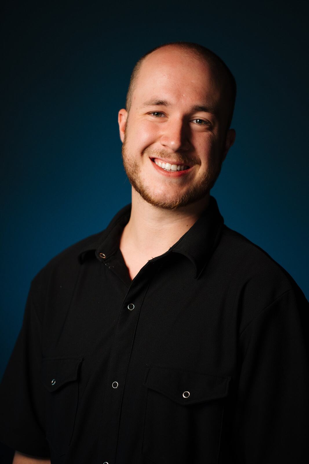 CATO Redux actor headshot on a blue background