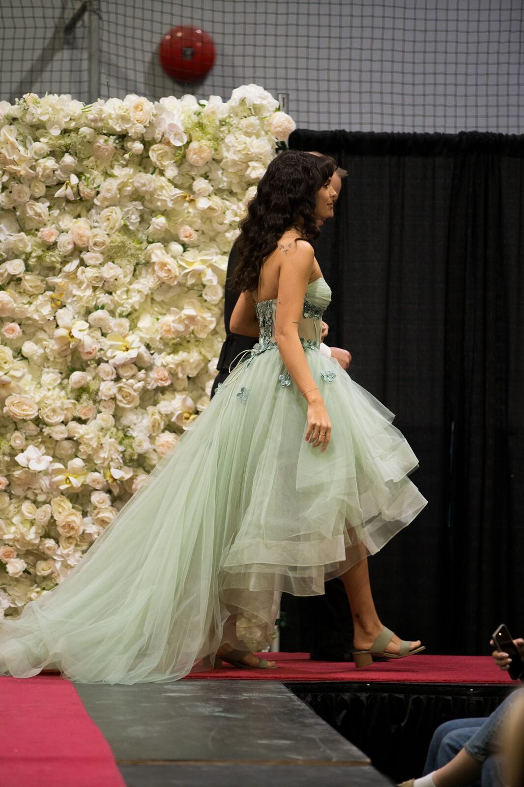 Diva Den at Kelowna Bridal Extravaganza corporate story frame 5: Runway and bridal beauty photography for Diva Den Day Spa at Kelowna Bridal Extravaganza, with women-focused looks from Sunny, Montana, Elena, Beth and Sky for Okanagan wedding and beauty brands..