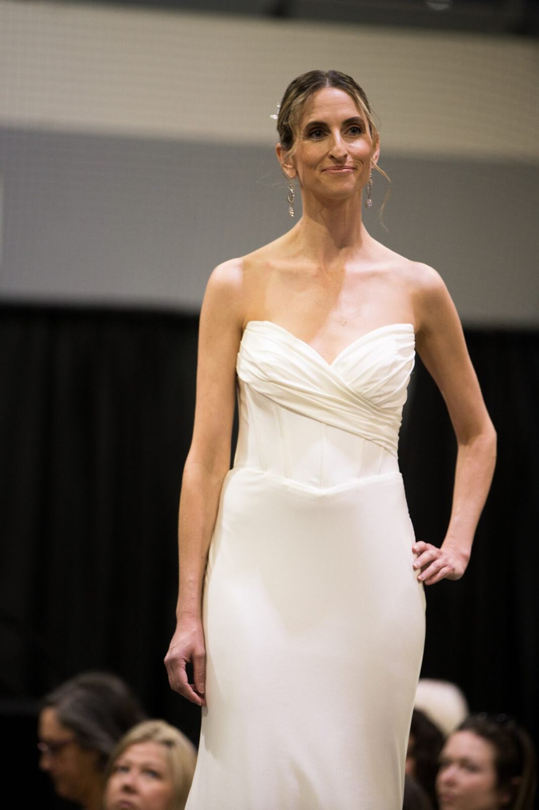 Diva Den at Kelowna Bridal Extravaganza corporate story frame 21: Runway and bridal beauty photography for Diva Den Day Spa at Kelowna Bridal Extravaganza, with women-focused looks from Sunny, Montana, Elena, Beth and Sky for Okanagan wedding and beauty brands..