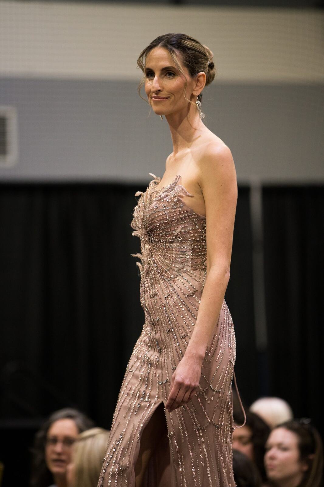 Diva Den at Kelowna Bridal Extravaganza corporate story frame 25: Runway and bridal beauty photography for Diva Den Day Spa at Kelowna Bridal Extravaganza, with women-focused looks from Sunny, Montana, Elena, Beth and Sky for Okanagan wedding and beauty brands..