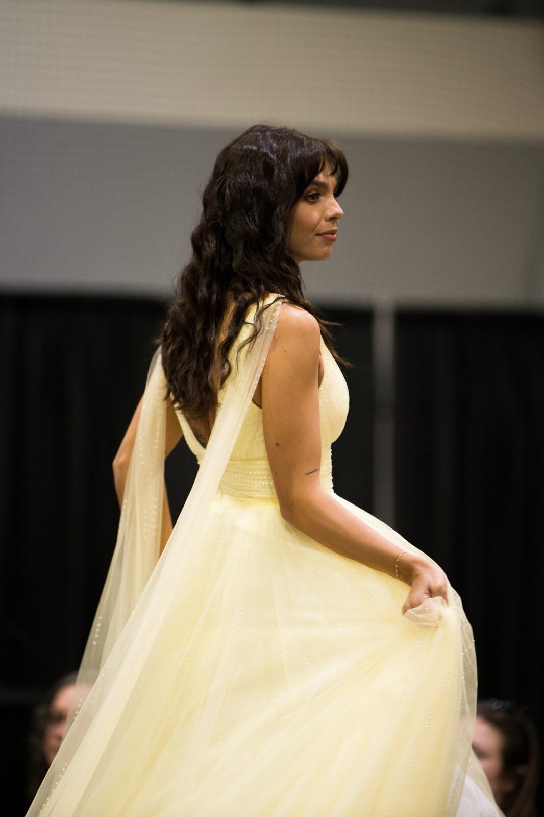 Diva Den at Kelowna Bridal Extravaganza corporate story frame 27: Runway and bridal beauty photography for Diva Den Day Spa at Kelowna Bridal Extravaganza, with women-focused looks from Sunny, Montana, Elena, Beth and Sky for Okanagan wedding and beauty brands..