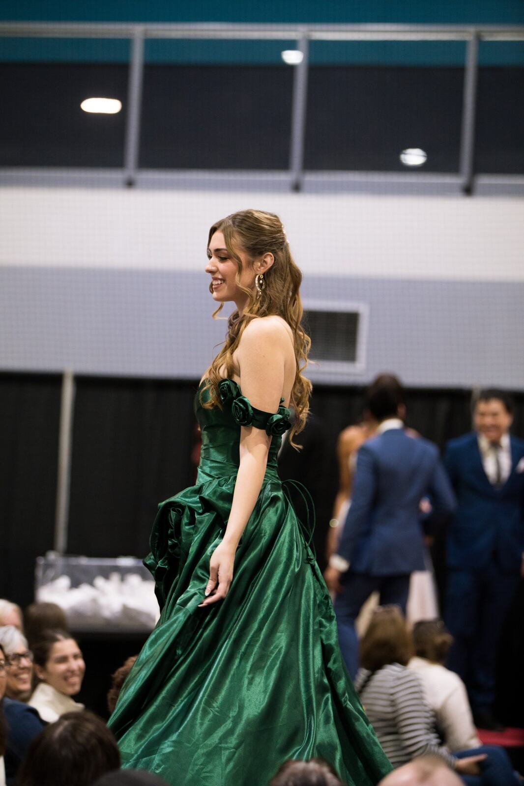 Diva Den at Kelowna Bridal Extravaganza corporate story frame 40: Runway and bridal beauty photography for Diva Den Day Spa at Kelowna Bridal Extravaganza, with women-focused looks from Sunny, Montana, Elena, Beth and Sky for Okanagan wedding and beauty brands..