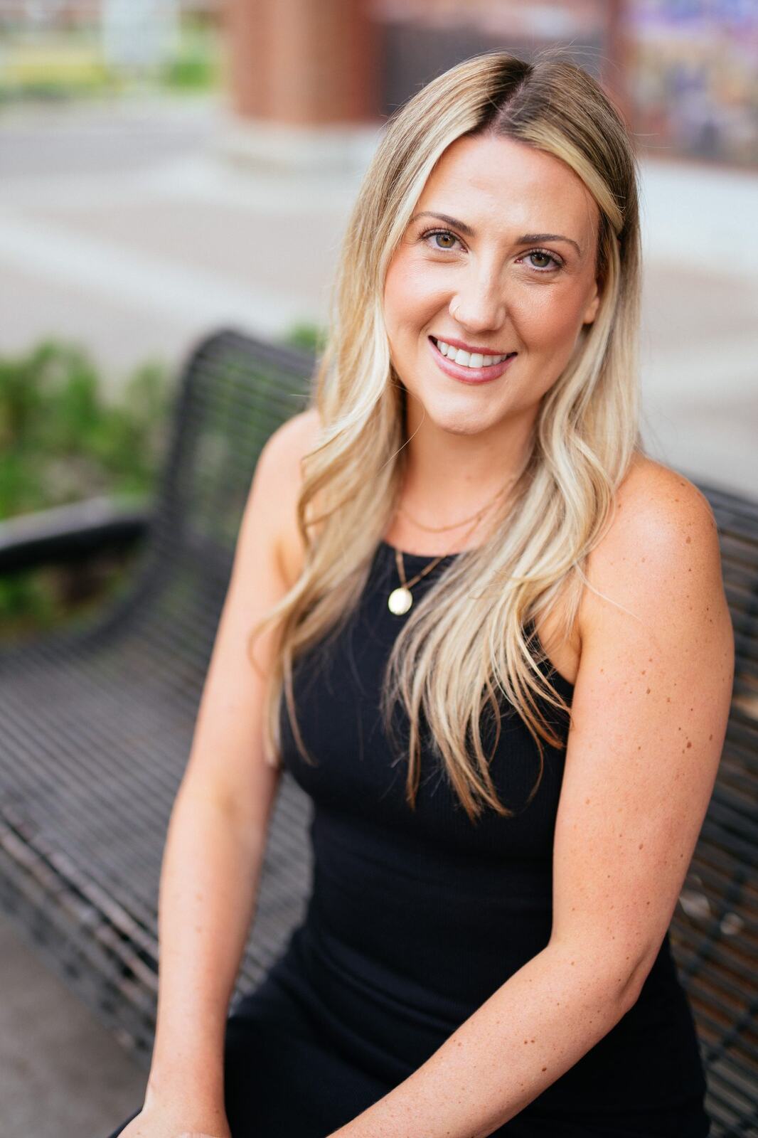 Guisachan Esthetics Salon corporate story frame 15: Brand portraits for Guisachan Esthetics Salon in Kelowna, with team photos, individual staff portraits, salon beauty styling and polished profile images for a local esthetics business..