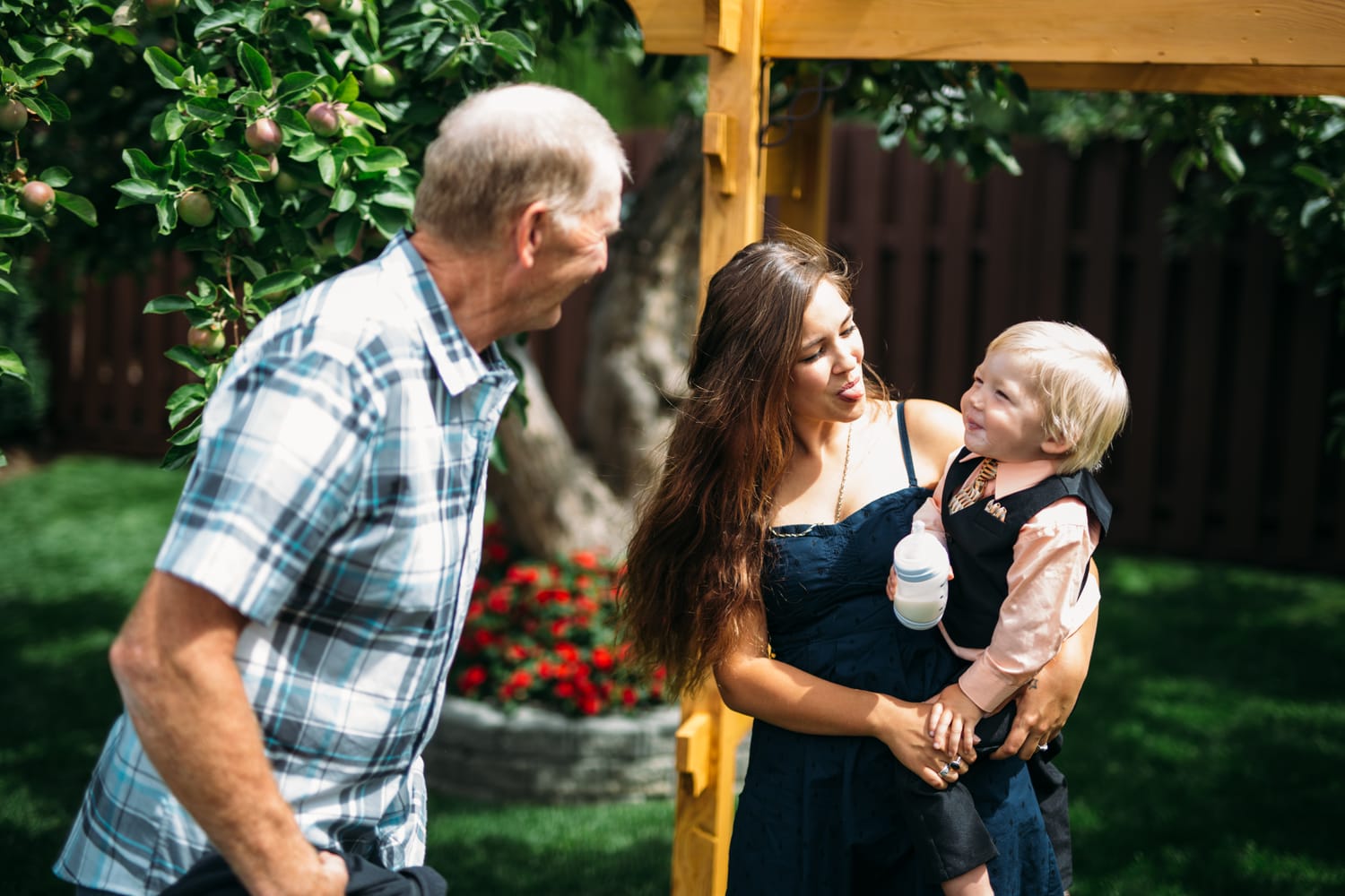 Hannah and Max weddings story frame 3: A private backyard wedding in Kamloops, with family closeness, friend energy, weather and detail moments that keep the day alive..