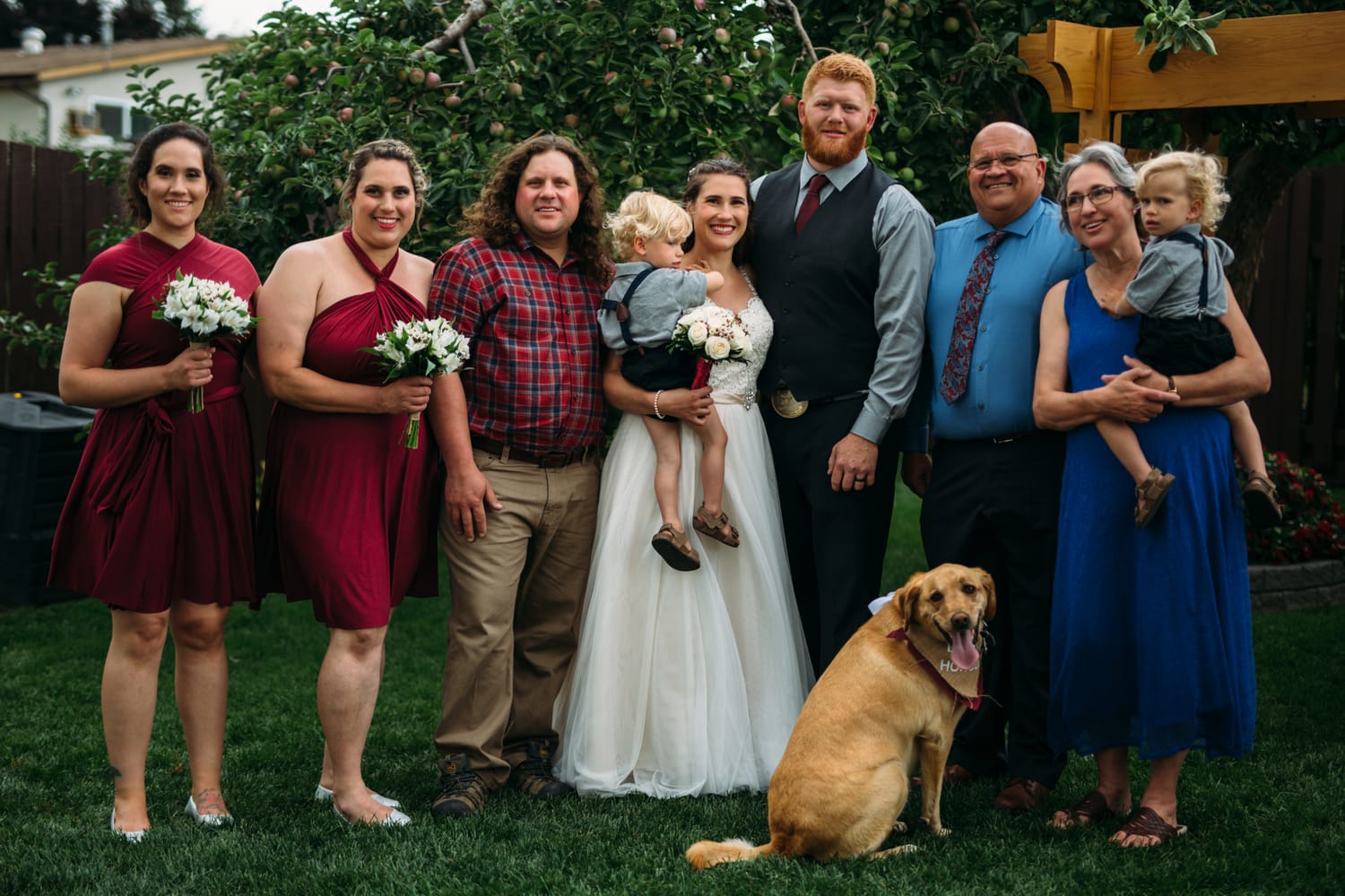 Hannah and Max weddings story frame 16: A private backyard wedding in Kamloops, with family closeness, friend energy, weather and detail moments that keep the day alive..