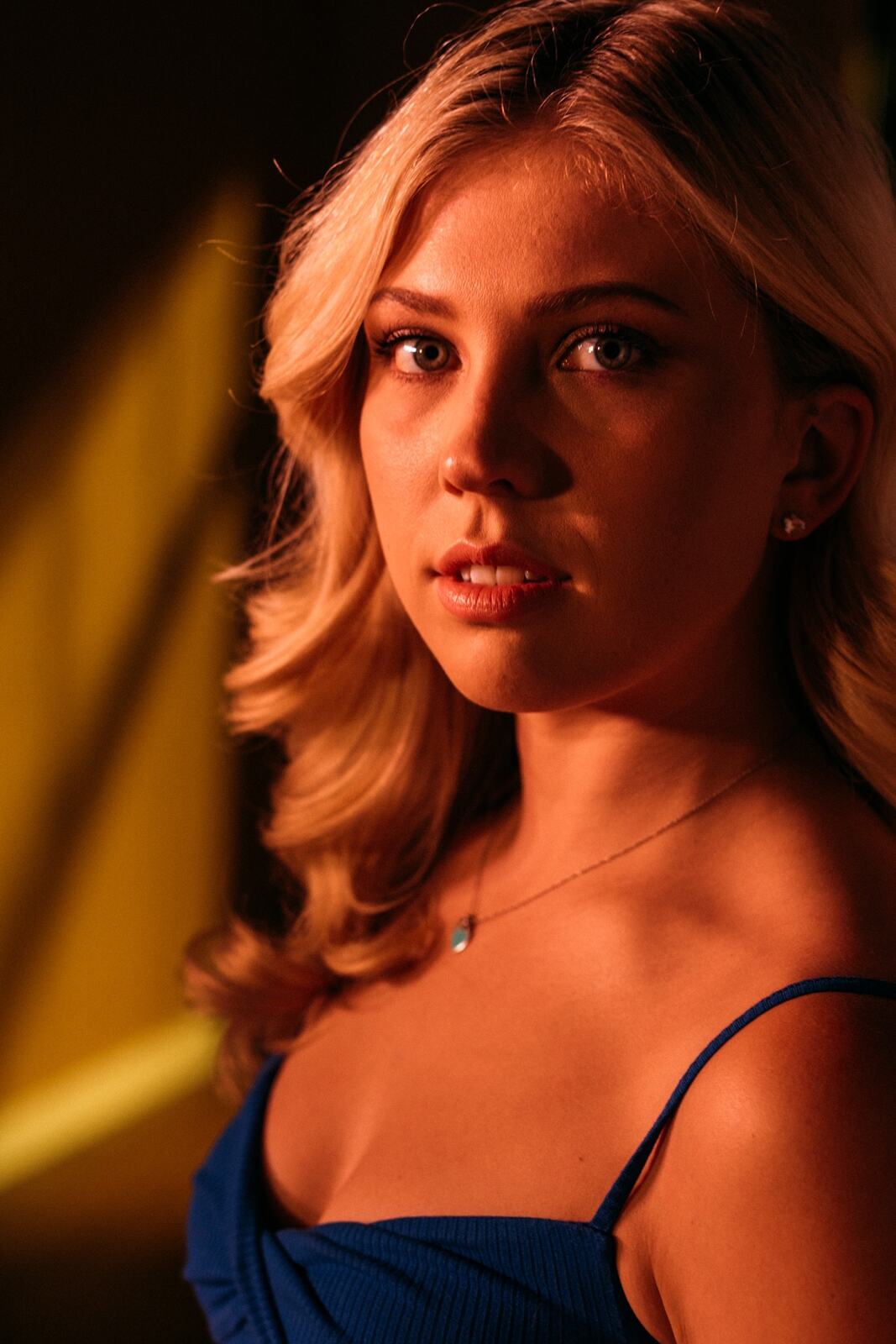 Kennedy Rowe portraits story frame 6: Warm cinematic actor portraits with compact portfolio and look-book range.