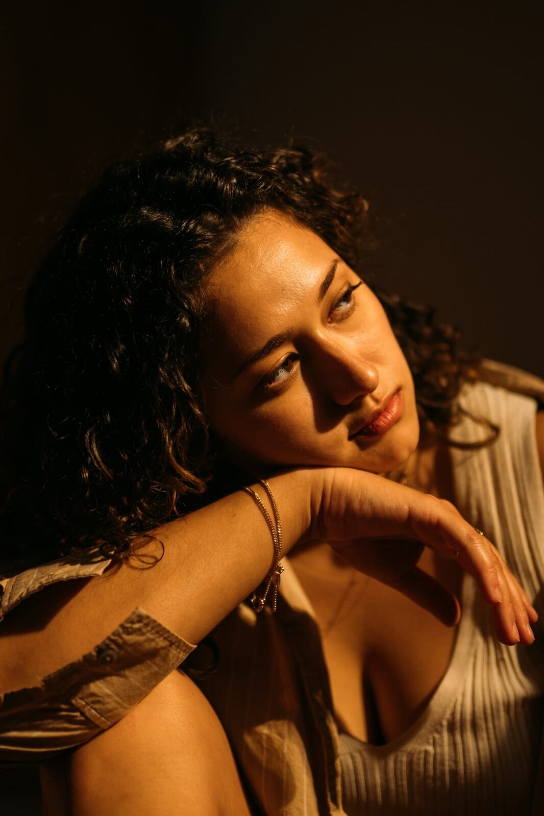 Marina in Warm Window Light