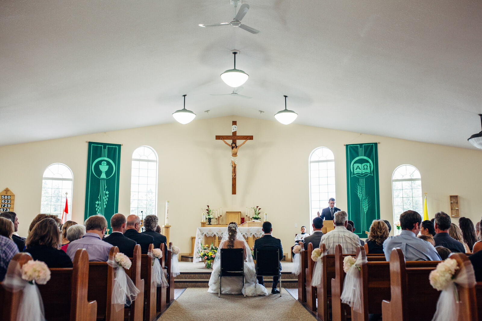 Mel and Blaise's church ceremony