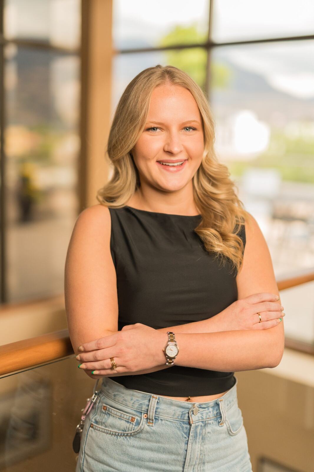 Pushor Mitchell LLP corporate story frame 20: Corporate portraits for Pushor Mitchell LLP in Kelowna, with polished office headshots, approachable legal-team profile images and business photography for a professional law firm..