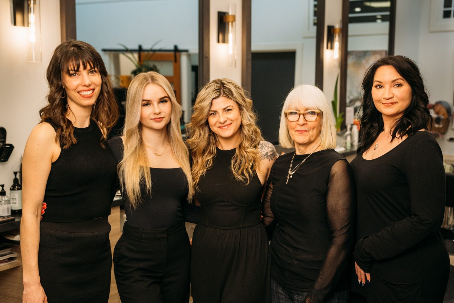Sass Hair and Diva Den corporate story frame 37: Special-event, prom and grad beauty portraits for Sass Hair and Diva Den in Kelowna, with finished hair, makeup, salon atmosphere and polished vendor images..