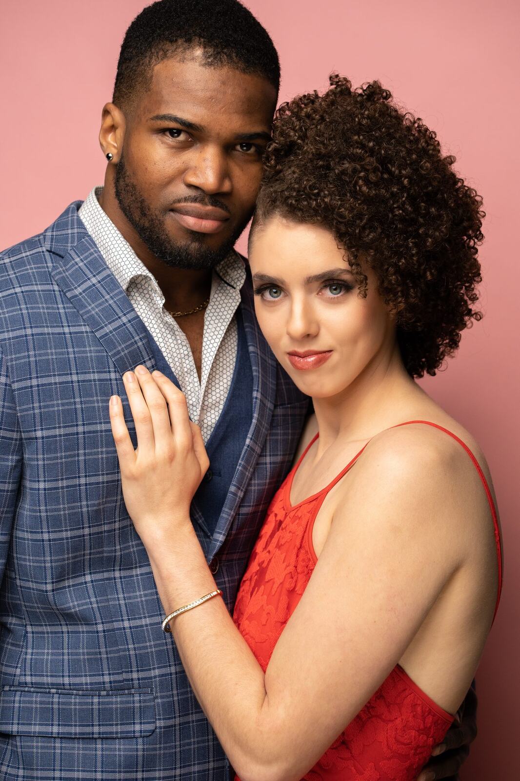 The Barbershoppe / Diva Den Bridal Formals corporate story frame 11: Collaborative bridal-formal brand photography for The Barbershoppe and Diva Den Day Spa, with hair, makeup, formal looks, studio portraits and campaign-ready beauty imagery..
