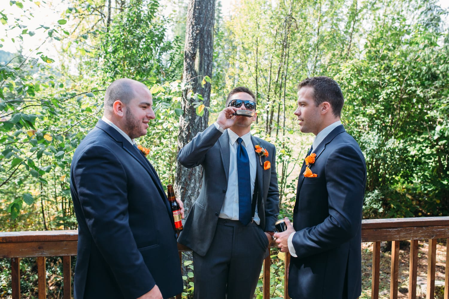 Tia and Matt weddings story frame 17: A Mabel Lake Airpark wedding in the North Okanagan, with grass-runway scenery, mountain openness and a warm end-of-night invitation..