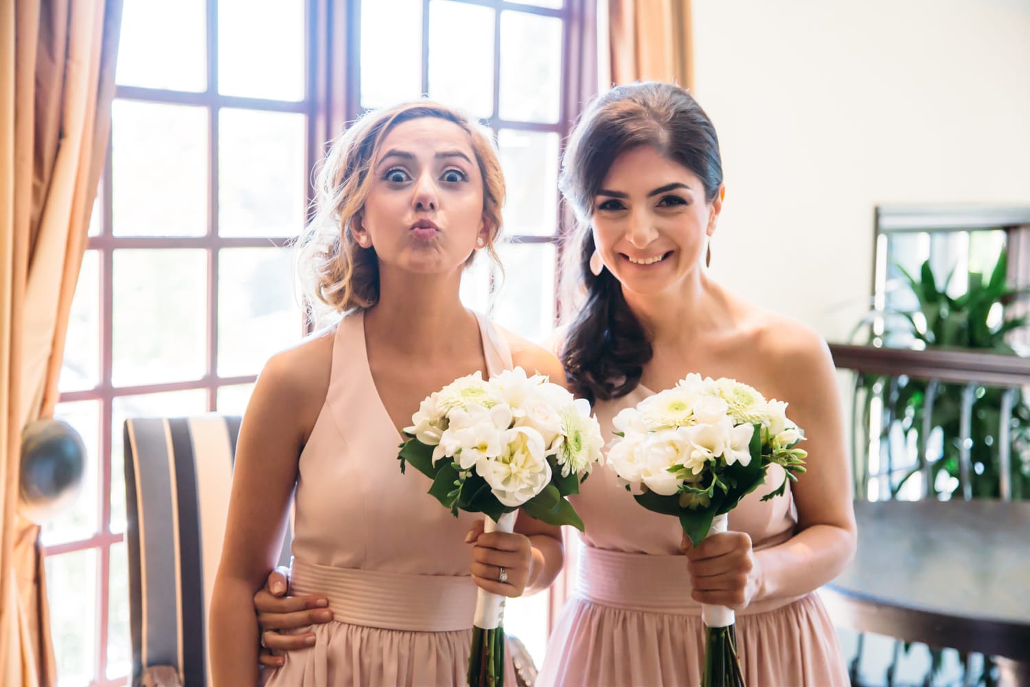 Vesta and Chris weddings story frame 6: A West Vancouver wedding at Capilano Golf and Country Club, with Iranian and Scottish family details, formal club atmosphere, dresses and kilts..